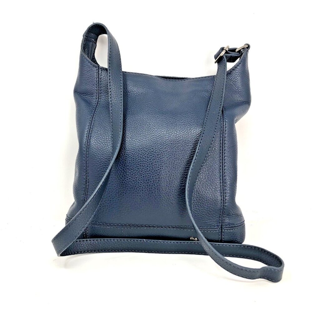 The Sak Navy Blue Leather Crossbody Bag